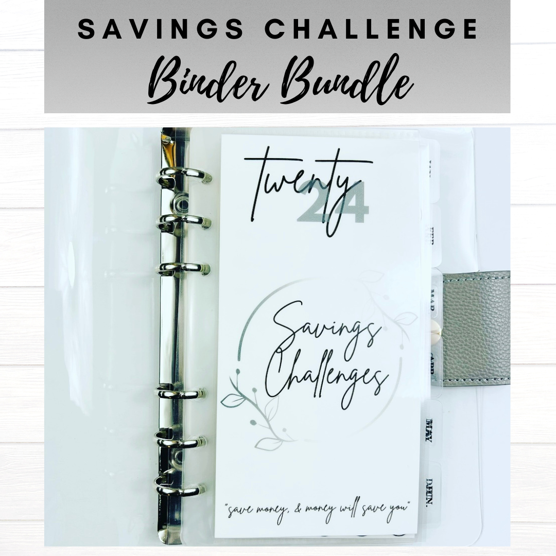 2024 Silver Savings Challenge Binder (Bundle)