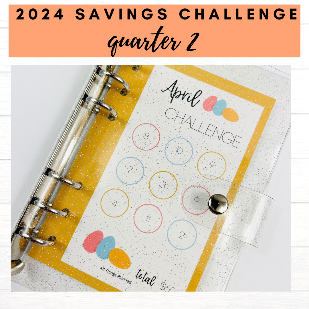 2024 Savings Challenge Cards - Quarter 2