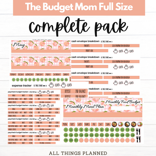 Full May (Peaches) Budget Kit BUNDLE