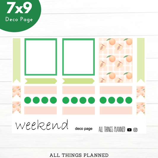 7x9 May (Peach) Deco Page