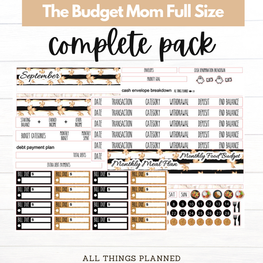 Full Sept (Golden Fall) Budget Kit BUNDLE