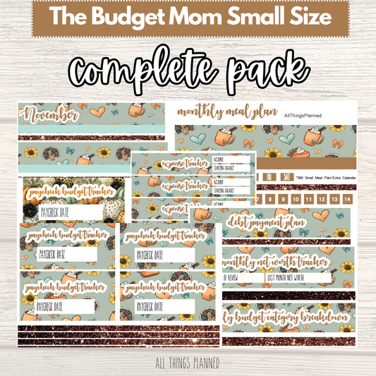 Small Nov. (Thanksgiving) COMPLETE Pack