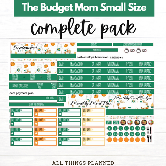 Small Sept (Starbies) Budget Kit BUNDLE
