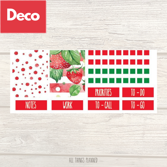 April (Strawberry Garden) Deco Page