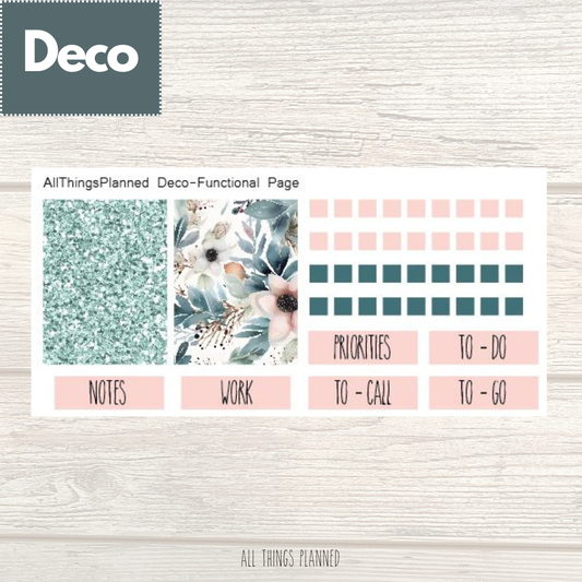 Feb. (Winter Florals) Deco Page