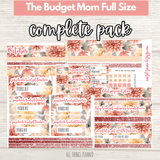 Full Oct. (Fall Florals) COMPLETE Pack
