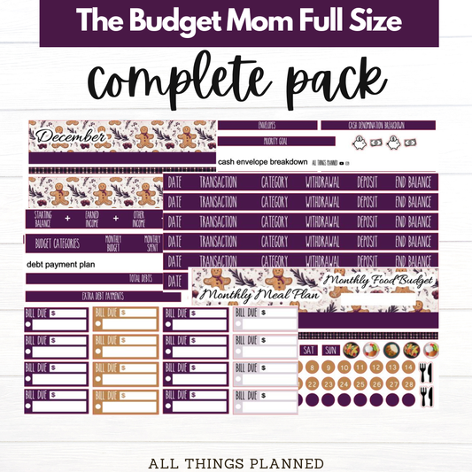 Full Dec (Gingerbread) Budget Kit BUNDLE