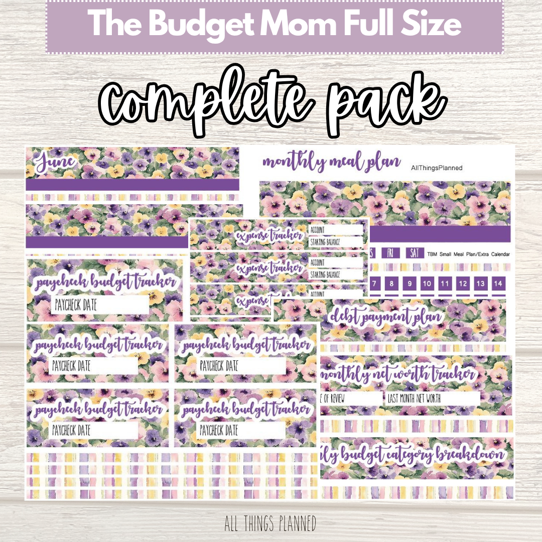 Full June (Summer Florals) COMPLETE Pack
