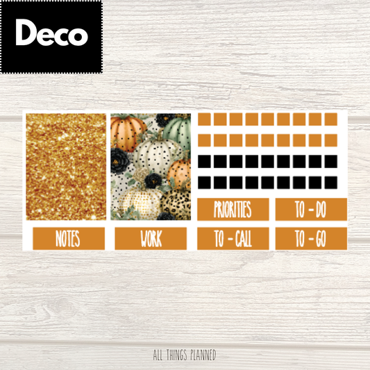 Oct. (Pumpkins) Deco Page