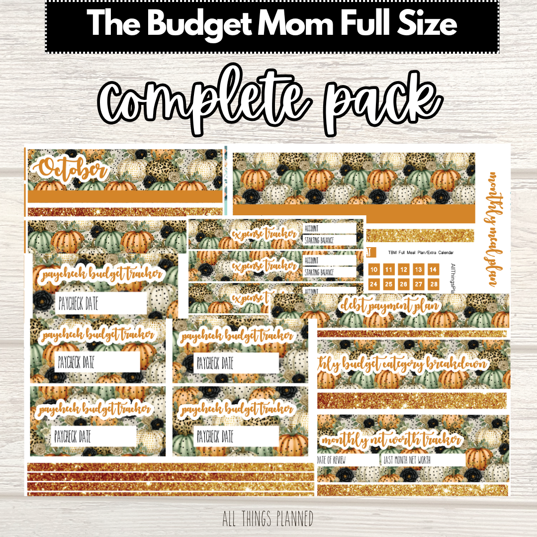 Full Oct. (Pumpkins) COMPLETE Pack