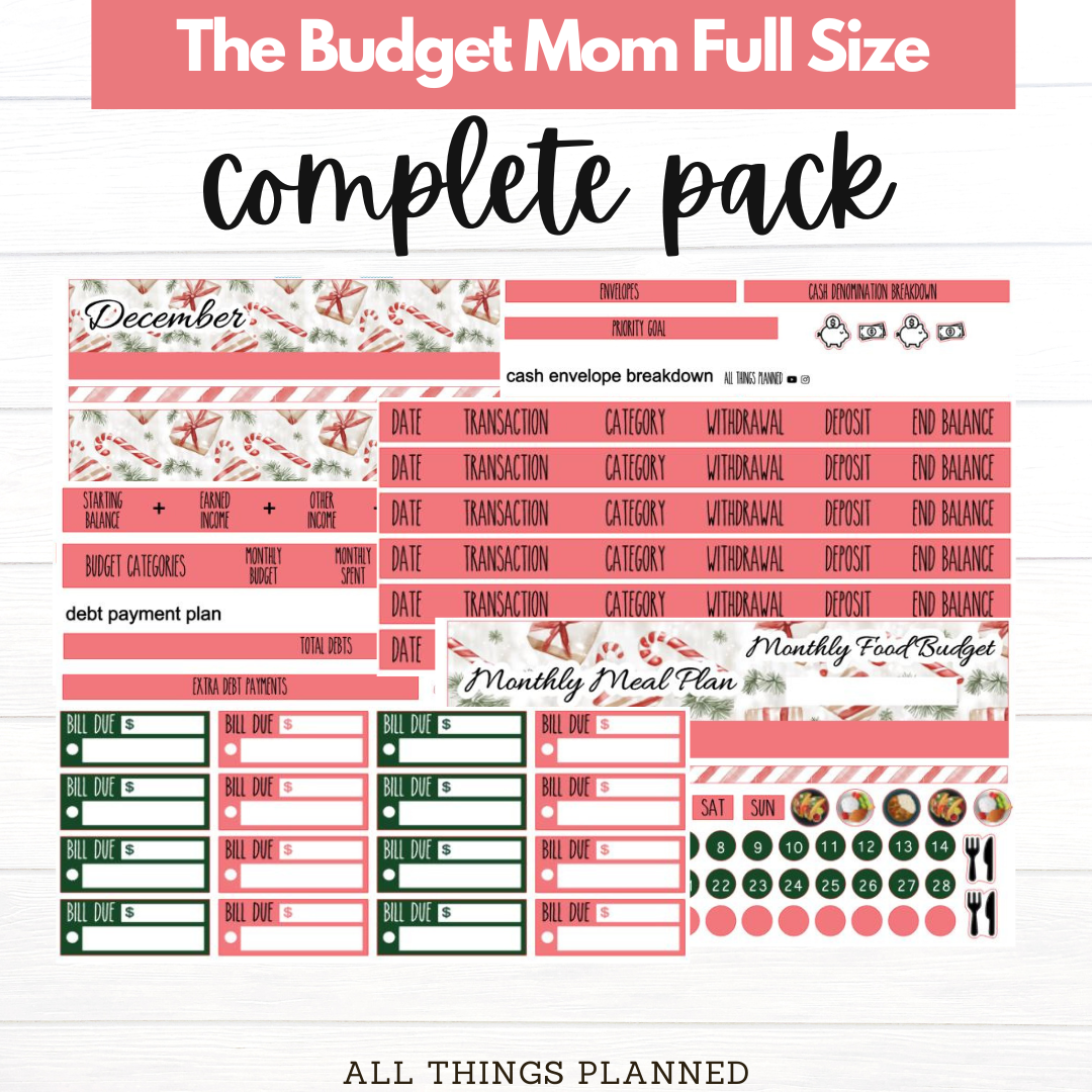 Full Dec (Christmas Presents) Budget Kit BUNDLE