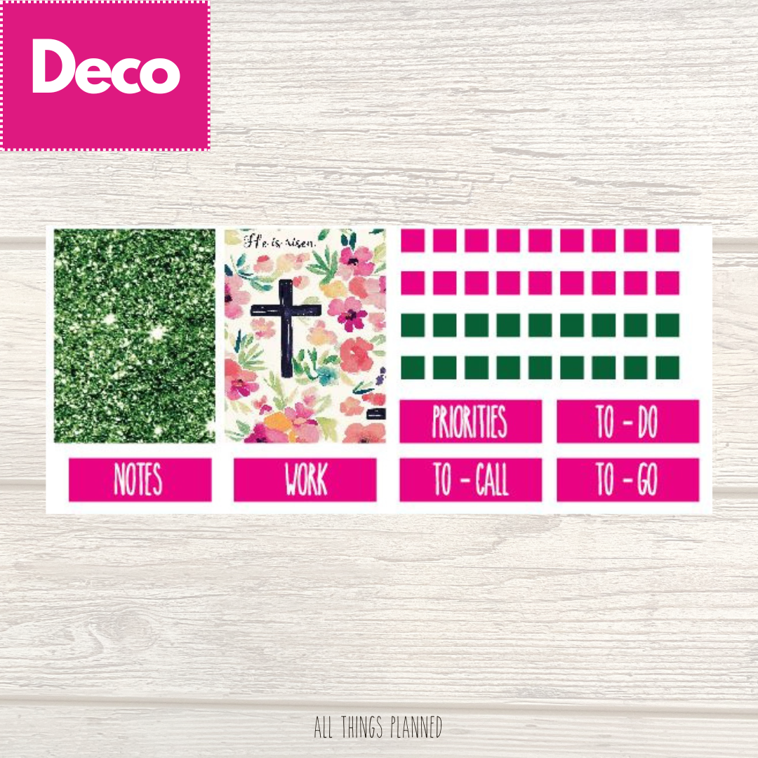 April (Risen) Deco Page