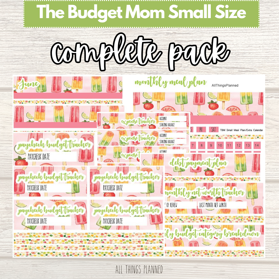Small June (Popsicles) COMPLETE Pack