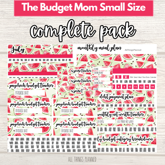 Small July (Watermelon) COMPLETE Pack
