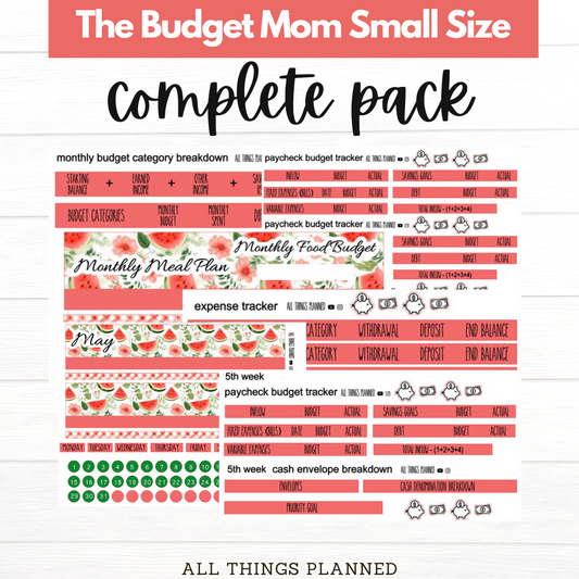 Small May (Watermelon) Budget Kit BUNDLE