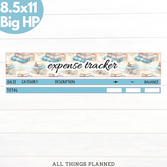 8.5x11 | Big | July (Beach Books) Expense Tracker