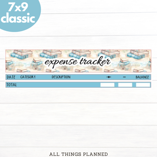 7x9 | Classic | July (Beach Books) Expense Tracker