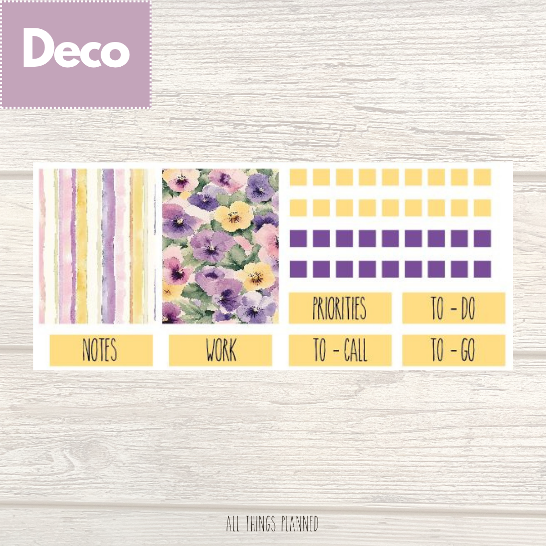 June (Summer Florals) Deco Page