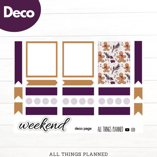 Dec (Gingerbread) Deco Page