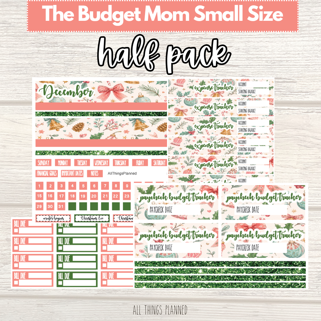 Small Dec. (Christmas) HALF Pack