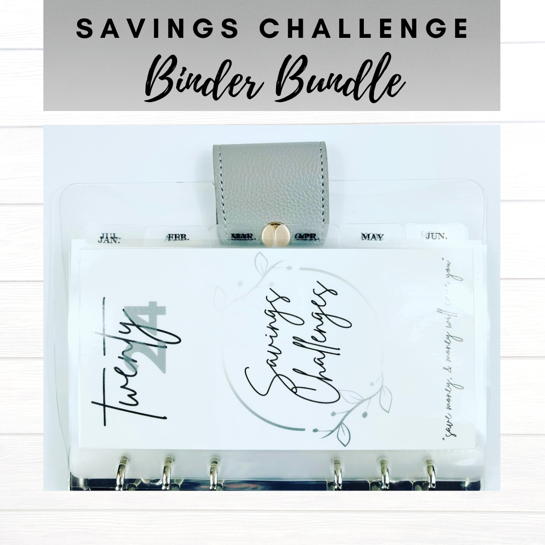 2024 Silver Savings Challenge Binder (Bundle)