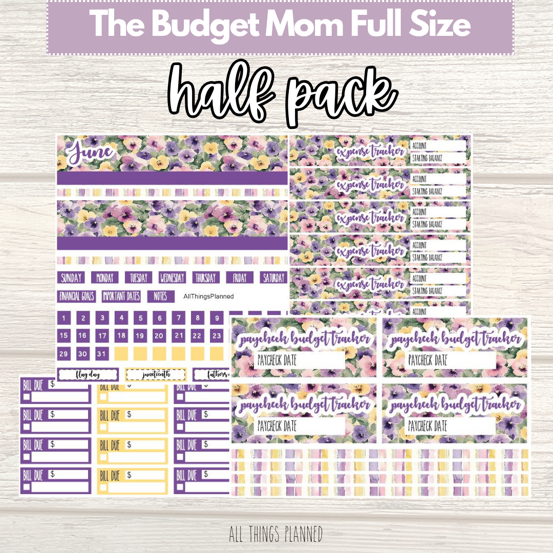 Full June (Summer Florals) HALF Pack
