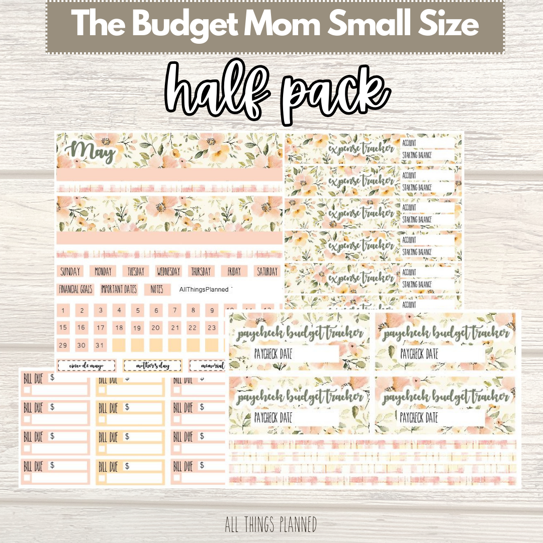 Small May (Spring Florals) HALF Pack