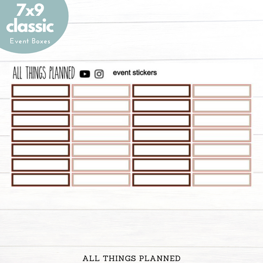 7x9 | Classic | Nov. (Stripes) Event Boxes