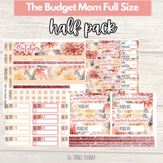 Full Oct. (Fall Florals) HALF Pack