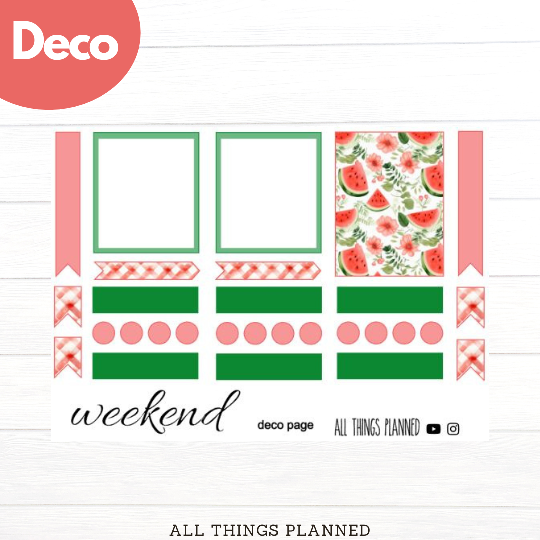 May (Watermelon) Deco Page