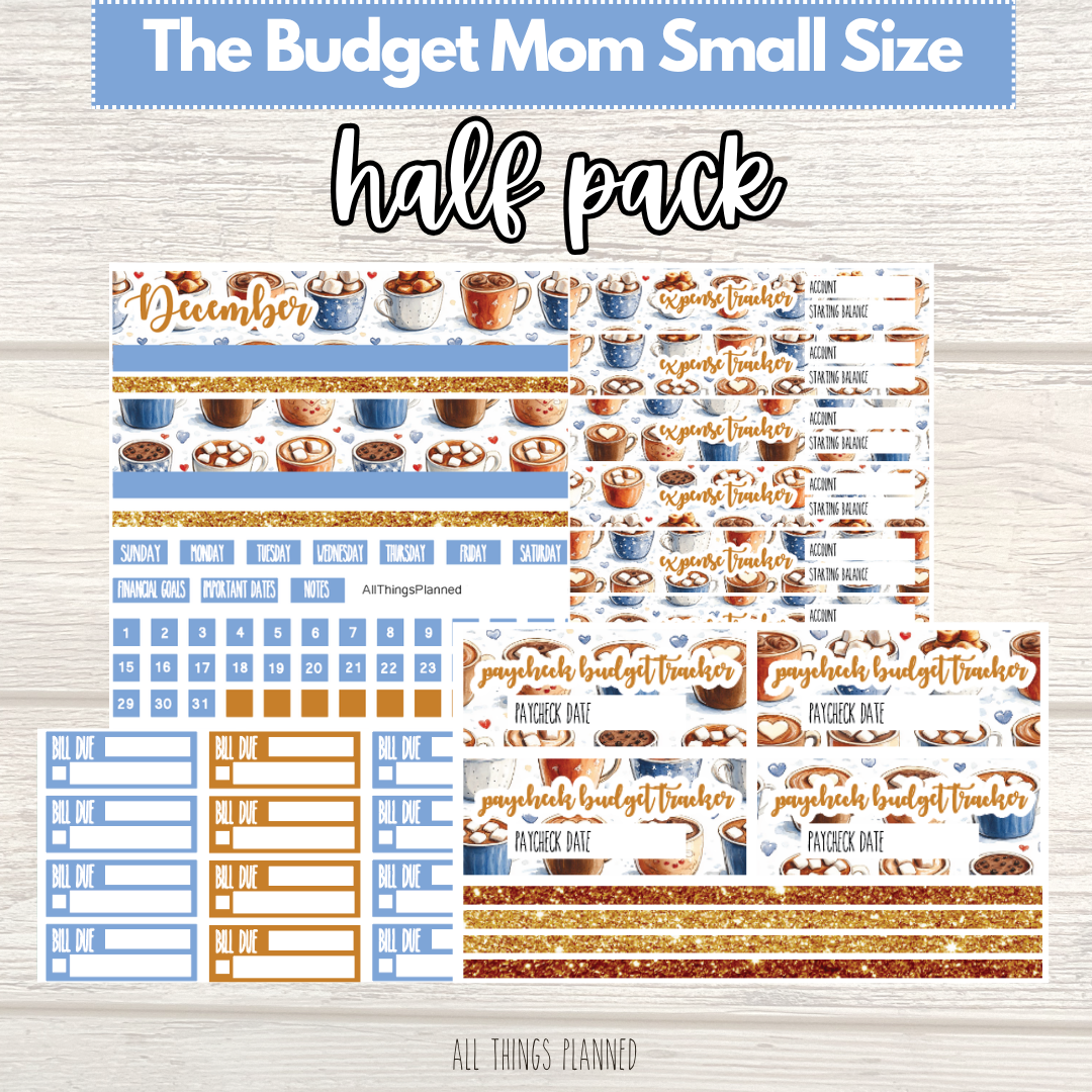 Small Dec. (Cozy Cups) HALF Pack