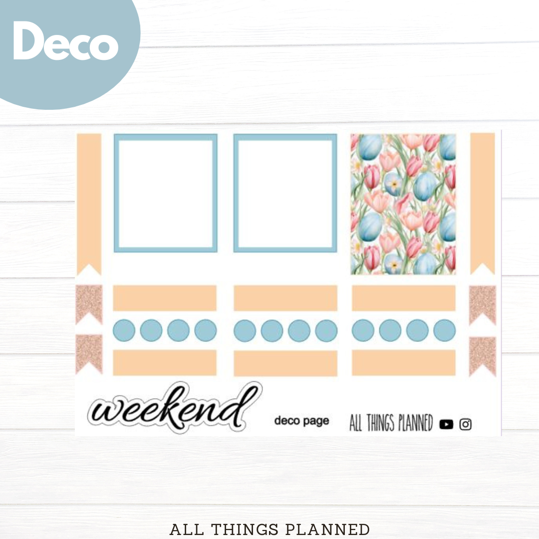 Apr. (Easter Florals) Deco Page