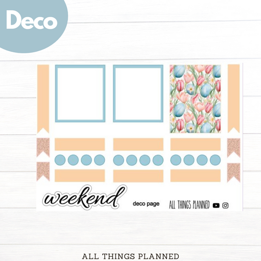 Apr. (Easter Florals) Deco Page