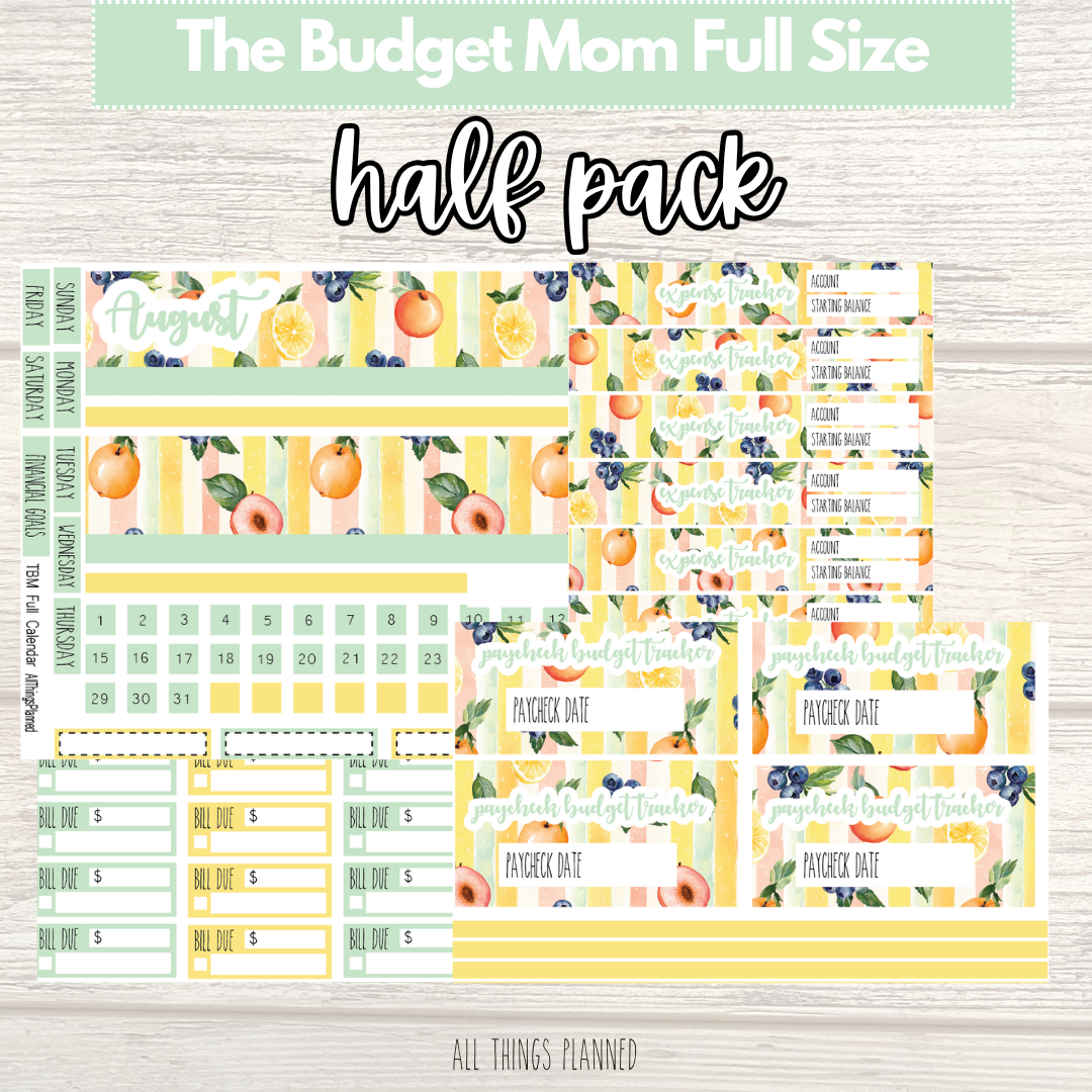 Full Aug. (Tutti Fruiti) HALF Pack