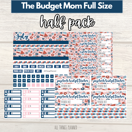 Full July (Happy 4th) HALF Pack