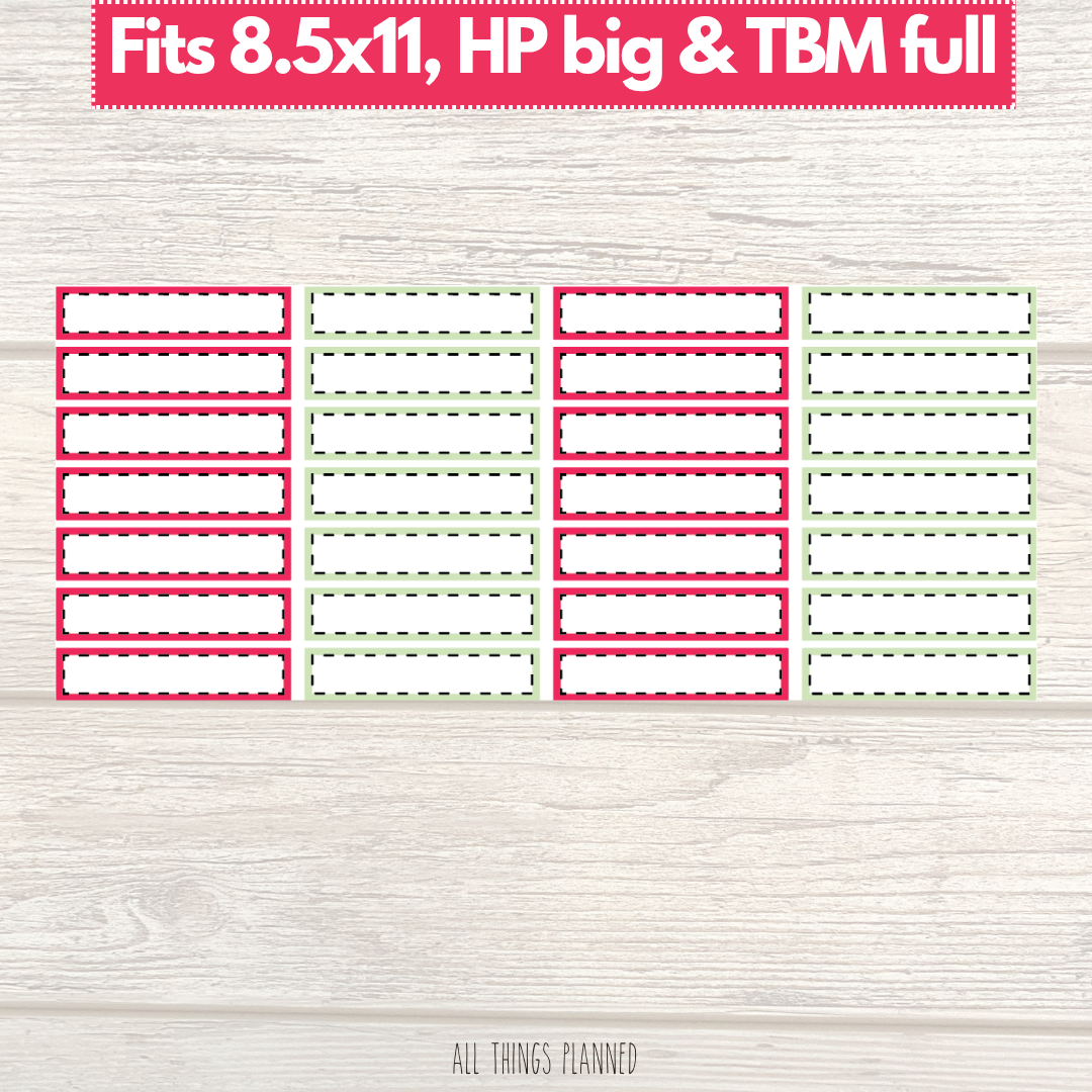 8.5x11 | Big | TBM FULL | July (Watermelon) Event Boxes