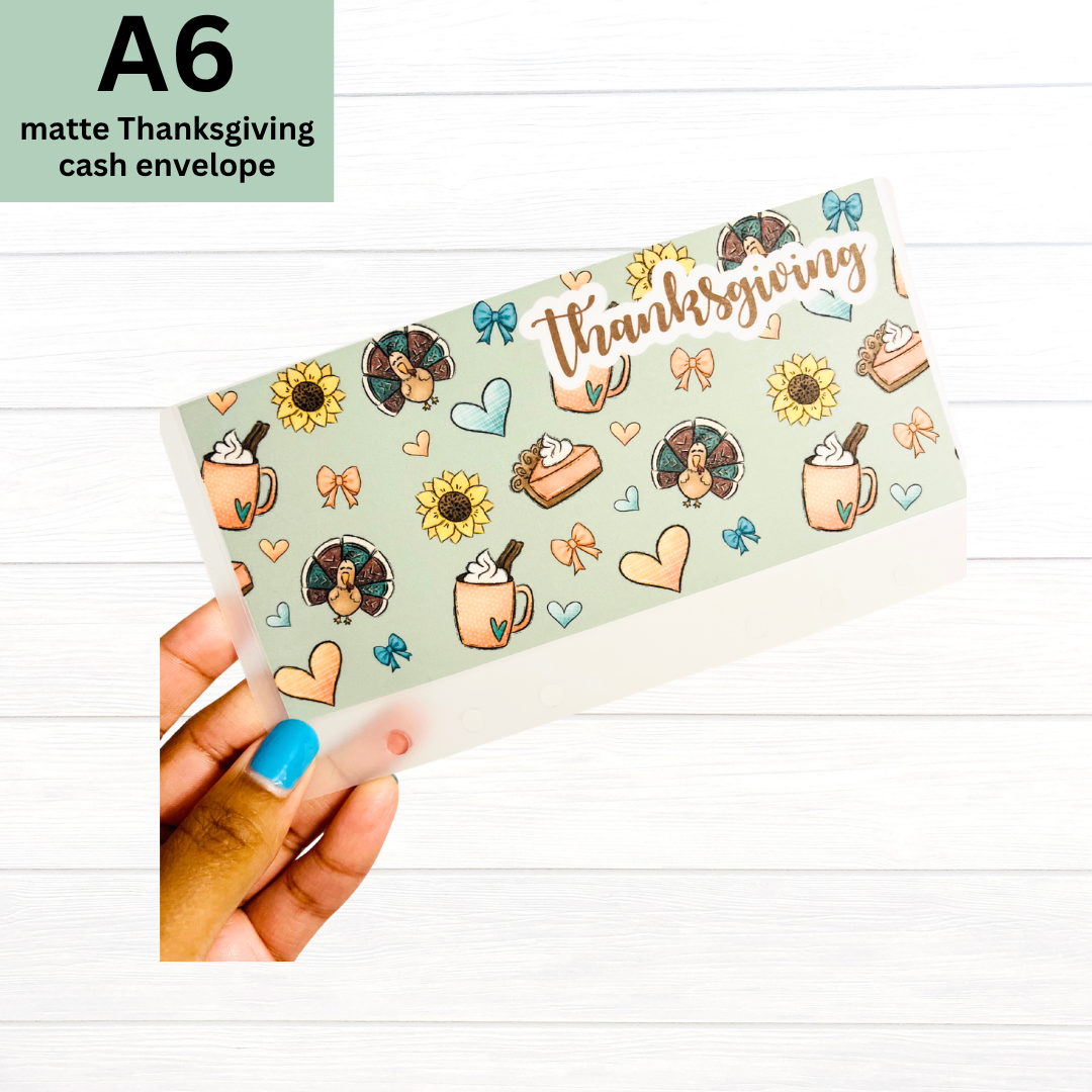 A6 Matte Thanksgiving Envelope