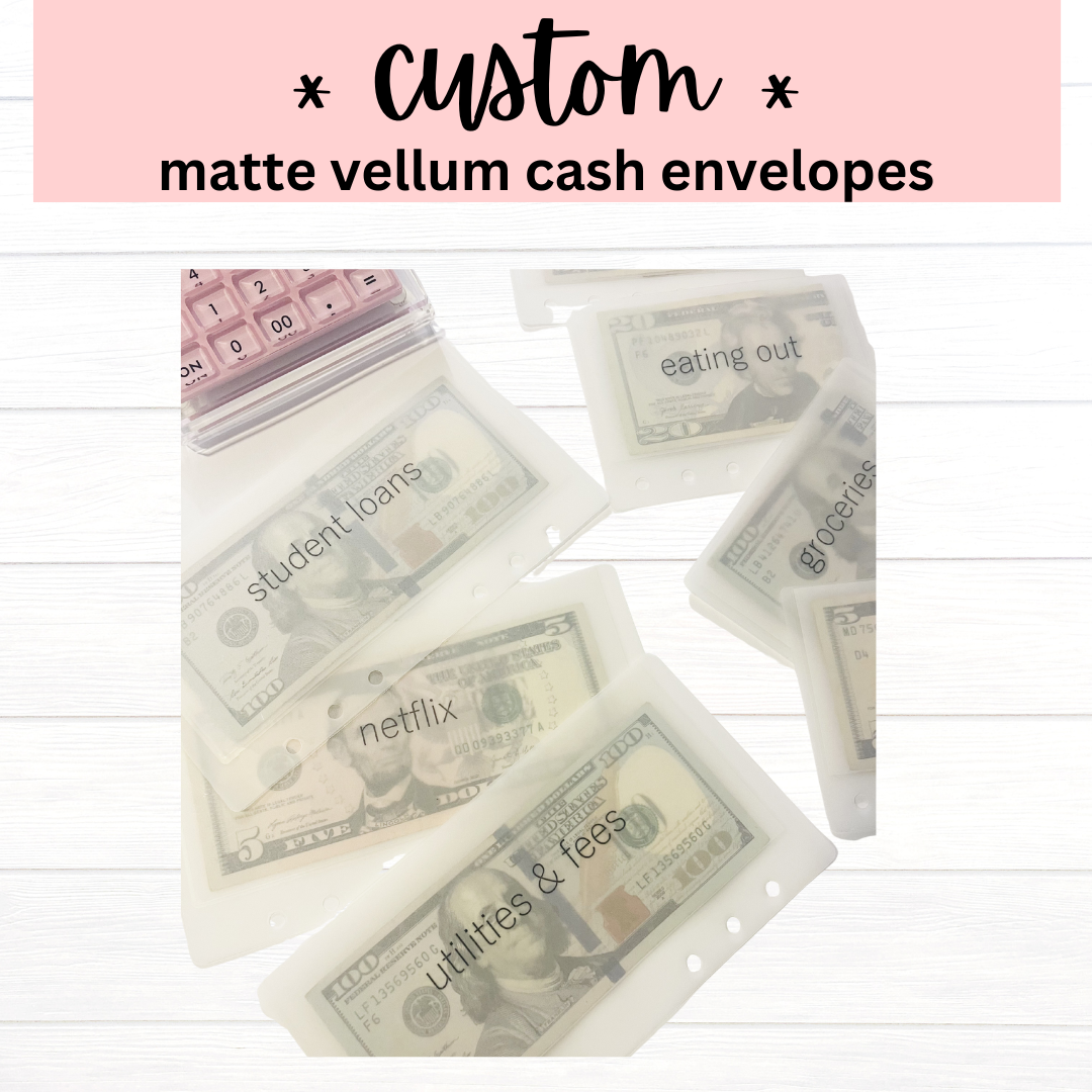 A7 CUSTOM Matte Vellum Envelopes
