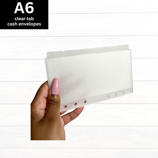 A6 Clear Tab Envelopes
