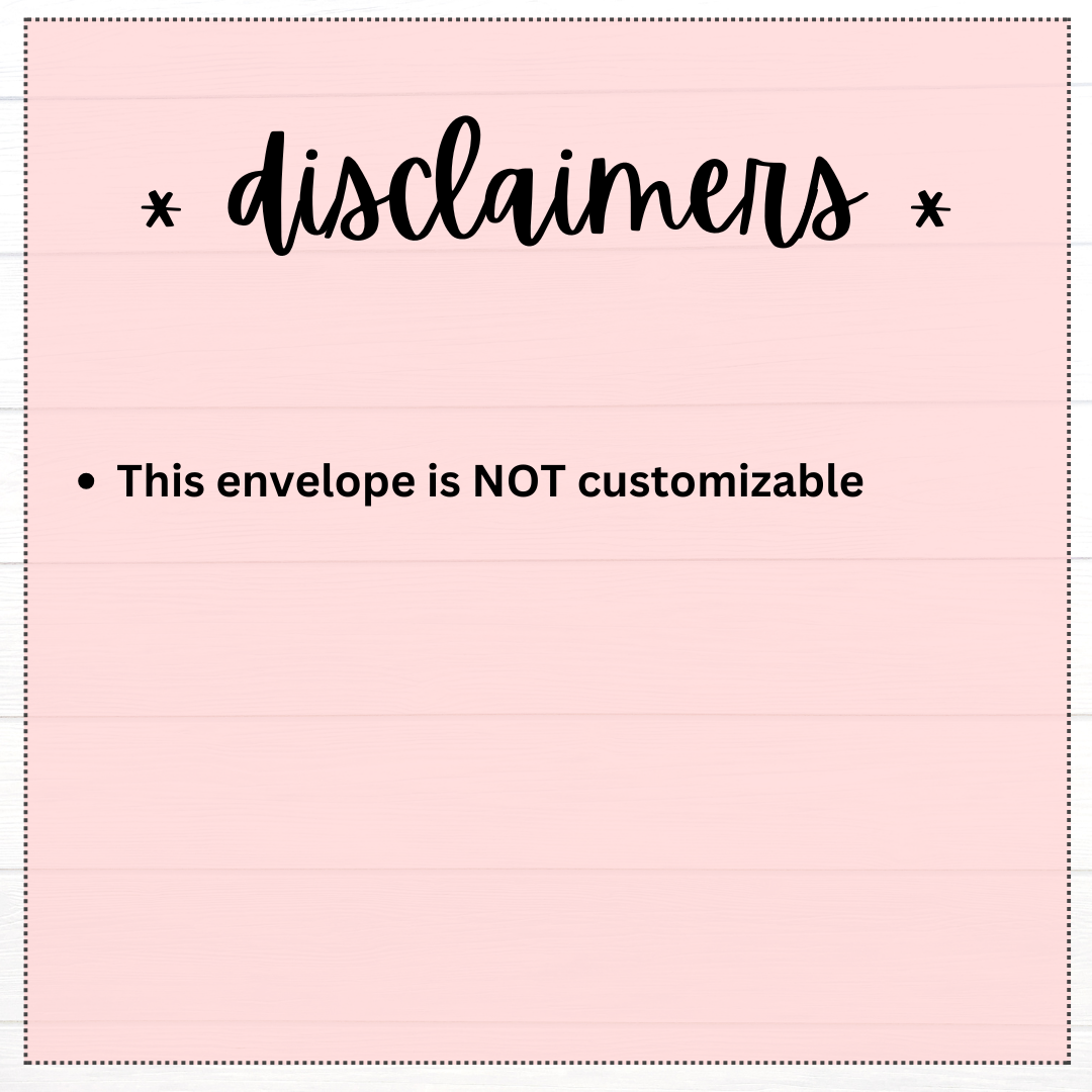 A6 Matte Starbies Envelope