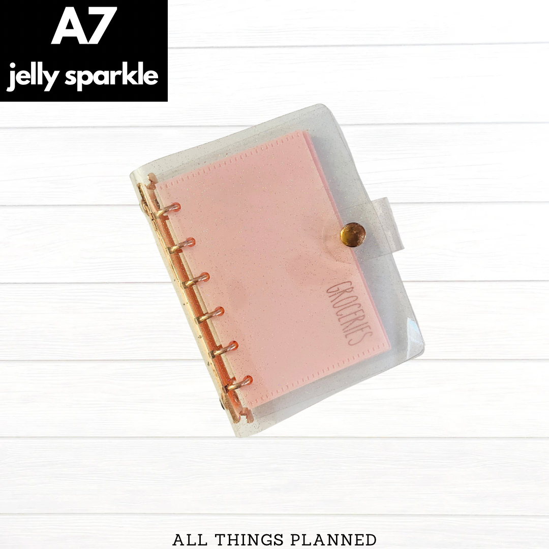 Rose Gold A7 Jelly Sparkle | BINDER ONLY