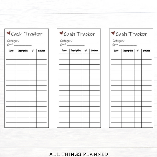 Cash Envelopes Tracker Download