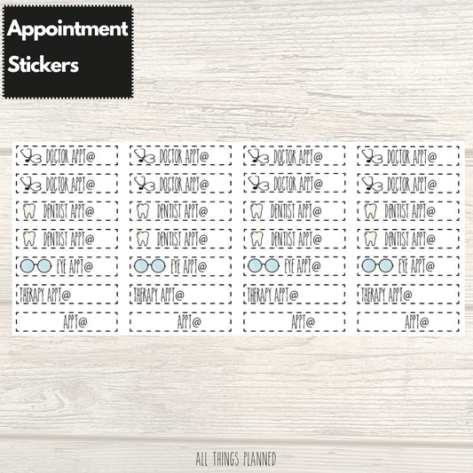 Appointment Stickers