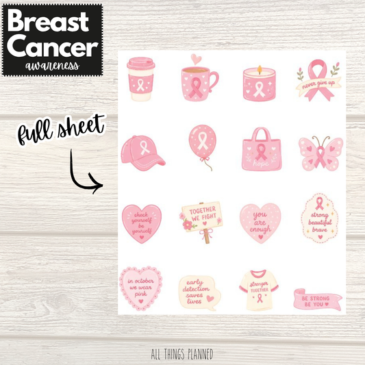 Breast Cancer Awareness Stickers