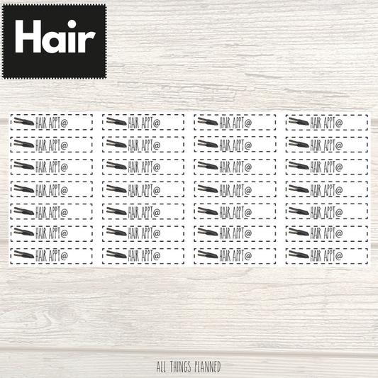 Hair Appointment Stickers