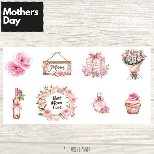 Happy Mothers Day Stickers