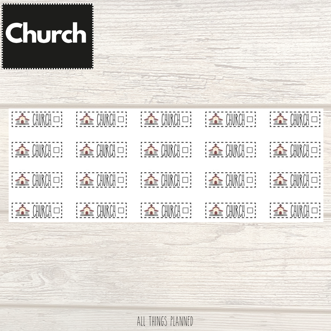 Church Stickers