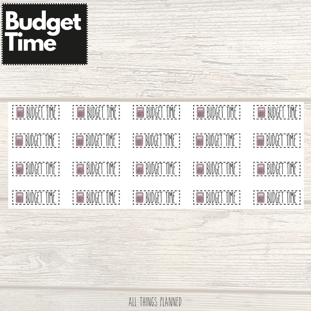 Budget Time Stickers