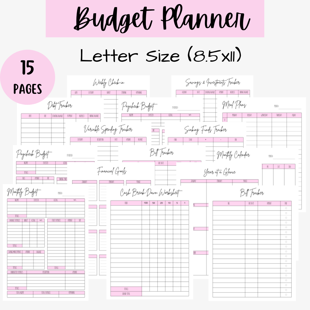 Printable Budget Planner