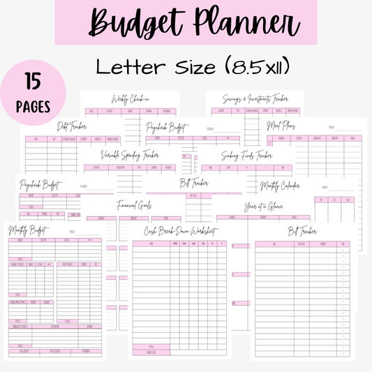 Printable Budget Planner